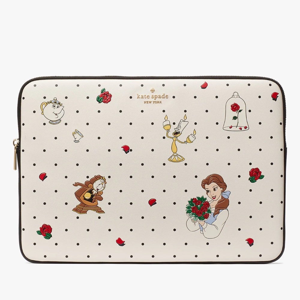 Beauty and the beast x Kate spade laptop sleeve